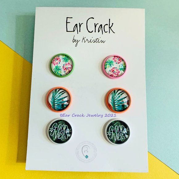 🦩Hand Crafted - Beach Vibes Colorful Earrings - Picture 2 of 7